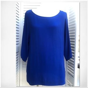 🍭EUC Violet+Claire Lightweight Blue Shirt Sz L